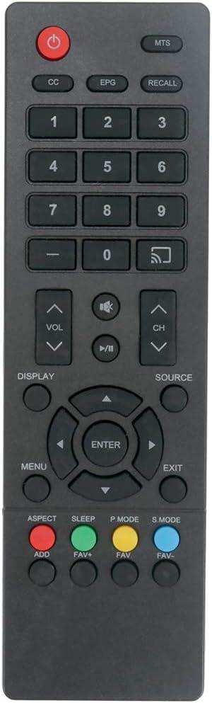 New Remote Control Replacement Applicable for Polaroid UHD LED TV 43GSR4100KL 49GSR4100KL 50GSR4100KL 55GSR4100KL 65GSR4100KL 75GSR4100KL 49GSR4100XL
