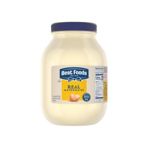 Best Foods Real Mayonnaise Jar, Condiment for Sandwiches, Salads, Mayo Made with 100% Cage Free Eggs, Gluten Free 1 gallon 128 oz, Pack of 1 Best before Aug 12 2025