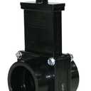 Valterra 7101 ABS Gate Valve, Black, 1-1/2" Slip