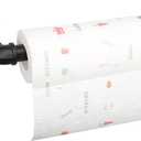 Industrial Iron Pipe Kitchen Paper Towel Holder, Vintage Farmhouse Heavy Duty DIY Industrial Rustic Wall Mount Paper Towel Rack for Kitchen Bathroom (1, Black)