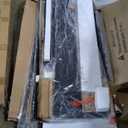 Rolanstar Bed Frame Full Size with Charging Station and LED Lights, Upholstered Storage Headboard with Drawers, Heavy Duty Metal Slats, No Box Spring Needed, Noise Free, Easy Assembly, Dark Grey