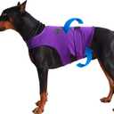 Dog Anxiety Vest - Skin-Friendly Calming Shirt for Thunder, Fireworks, Vet Visits & Separation Anxiety No Medicine or Training Needed Suitable for Small, Medium, and Large Dogs S