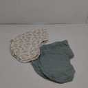 Nursing Pillow Cover - 2-Pack Muslin Cotton Removable Covers for Breastfeeding Pillows, Ultra-Soft Baby Feeding Pillowcase for Boy & Girl, Fits 22.5"x18" Pillows (Green Leaf & Sage Green)