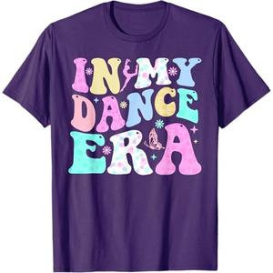 In My Dance Era Ballet Dancer Womens Girls Teens T-Shirt (Small, Black)