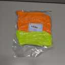 Women's Neon Scrunch Crew Socks 80s 90s Retro 3-Pack Cotton Stacked Boot Calf Cozy Ribbed Slouchy Socks Size 5-10 (1-white/Neon Green/Neon Orange)