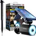 Bell+Howell Bionic Spotlight Deluxe Solar-Powered Spot Light 25 Feet Motion Sensor, Sun Panels, Waterproof Frost Resistant Patio, Yard and Outdoor Lighting As Seen On TV, Black