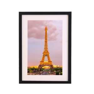 Metal Picture Frame Black Set of 3, 5.5"x7.5"