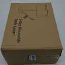 Lynnoland 21" Set of 2 Table lamp with USB A+C & AC Outlets, Touch Control 3-Way Dimmable Nightstand Lamps for Bedroom Living Room Office Reading, Blue Shade Touch Lamps, 5000K LED Bulbs Included