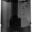 Raydrop Humidifiers for Bedroom, Cool Mist Humidifiers for Babies, 1.70L Quiet Ultrasonic Humidifier, Space-Saving, Filterless, Auto Shut Off - (0.45 Gallon, US 110V) (1.7L Standard Black)