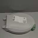 KOHLER 4639-RL-95 Cachet ReadyLatch Round Toilet Seat Soft Close, Ice Grey