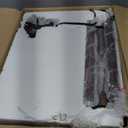 LIGHTACCENTS Bronze Floor Lamp, 72'' Torchiere with Glass Shade, Modern Floor Lamp for Living Room, Bedrooms, Office