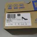 Clarks Women's Ambyr Joy Pumps (8 Wide, Black Leather)