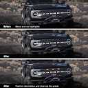 3-PCS LED Grill Lights for Ford Bronco 2021 2022 2023 2024 2/4-Door OEM Grille Lamps Kit Bronco Accessories Fit Badlands Wildtrak & Everglades (Smoked Black)