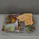 Dinosaur Toys for Kids, 215PCS Dinosaur Park Playset with 18 Dinosaurs & Openable Cages, Fun DIY Building Set for Kids