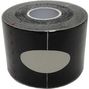 Therapist’s Choice® Kinesiology Tape Single Roll (Black) 30 uses supply, 1.6 inch/106 inch, Set Of 4