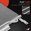 A-Premium Air Conditioning A/C Condenser Compatible with Chevrolet Aveo/Aveo5 2009-2011 & Pontiac G3 2009-2010