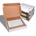 Corrugated Shipping Boxes 12x9x4Inches, 23Pack Kraft Cardboard Literature Mailers, Durable Small Business Mailing Boxes for Packaging & Shipping Supplies, White,Shipping boxes made from recycled paper