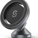 SYNCWIRE for MagSafe Car Mount - 360 Rotation Magnetic Phone Holder for Car Dashboard, Strong Magnets Car Phone Holder Mount Compatible iPhone 16 Pro Max 15 14 13 12,Samsung - MagSafe Car Accessories (Space Gray)
