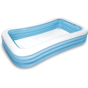 INTEX 58484EP Swim Center Inflatable Family Pool: 277 Gallon Capacity 120" x 72" x 22" Blue