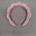 Ayesha Spa Headband for Women Sponge Headband for Washing Face Clouds Soft Hairband Skincare Makeup Headbands for Women Girls Shower Makeup Skincare (Pink)