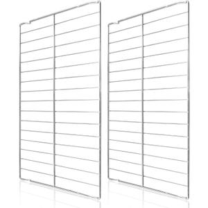 2 Pack WB48T10011 Oven Rack Fit for Range GE KenMore Oven, 24" x 17.7" Range Oven Stove Wire Rack Replace 261083 AP2031155 EAP249581 PS249581 1550790 AH249581