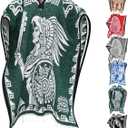 Artisans Bazaar Mexican Poncho Sarape Aztec Men Hombre Mexico Gabanes Mexicanos Western Cowboy Costume Adulto Jorongos l, One Size