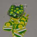 Eyourlife 12Pcs Pickleball Ribbon Keychain, 5.5 in Pickleball Wristlet Lanyard keychain With 2.75 in PVC DIY Name Id Pickleball Card For Boys Girls Pickleball Sports Eenthusiast Game Day Team Gift