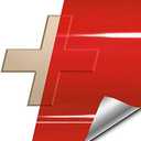 VViViD Auto Emblem Vinyl Wrap, Red Gloss, Compatible with Chevy Bowtie Logo 11.8 Inches x 4 Inches Sheets (x2)