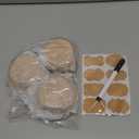 Yomarket 6 Pack Wooden Wide Mouth Lids for Mason Jars with Silicone Airtight Reusable Bamboo Wooden Storage Lids with 2 Label and 1 Pen