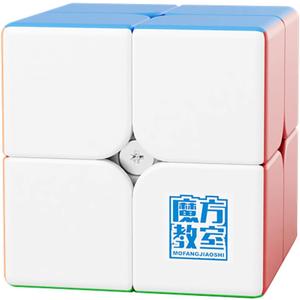 Moyu Meilong 2M 2x2 Magnetic Speed Cube, Adjustable Elasticity Magnetic Cube with Stickerless Shape Moves Quickly and Smoothly, Brain Teasers for Kids & Puzzle Boxes Classic Game
