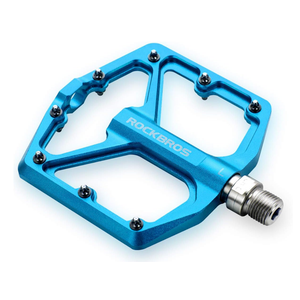 ROCKBROS Mountain Bike Pedals MTB Pedals Bicycle Flat Pedals Aluminum 9/16" Sealed Bearing Lightweight Platform for Road Mountain BMX MTB Bike