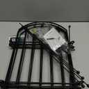 Decorative Garden Fence 17in (H) x10ft (L), Arched Rustproof Metal No Dig Fence for Dogs & Rabbit, Ornamental Animal Barrier for Flower Beds, Border Panels Fencing for Yard & Patio Outdoor Decor