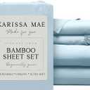 Cyan Blue Fitted Sheet Full
