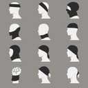 12 PCS neck gaiters for men women Face Mask Cooling Gator Mask Breathable Face Cover Ski Neck Scarf Protection from Dust Sun for Skiing Fishing Hiking Cycling (Black)