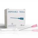 100 Pcs 18Ga 1 Inch/25mm Lab Dispensing Needle Luer Lock, Individually Sealed Wrapped