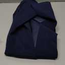 GAMISOTE Womens Cape Blazer Split Sleeve Open Front Casual Jacket Coat Workwear (Medium, Dark Blue)