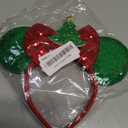 Mouse Ears Headbands Women Mice Ears Headhand Bows Shiny Glitter Birthday Party Themed Events (Tree)