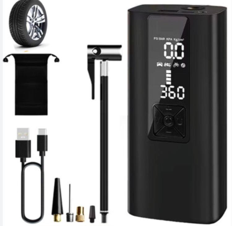 Electrical Air Pump Portable Wireless Tire Inflatable Pump for Car Bicycle Ball