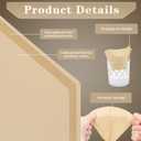 2 x #2 Cone Coffee Filters,200 Count Premium Coffee Filter,2-6 Cup,Disposable Coffee Filters for Drip Coffee Makers and Pour Over (200, Brown)