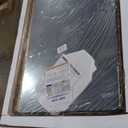 ANDY STAR Hand-Forged Gold Bathroom Mirrors for Wall, 30x40 Inch Vintage Solid Steel Metal Frame Bathroom Vanity Mirror, Antique Rounded Rectangle Wall Mirror, Hangs Horizontally or Vertically