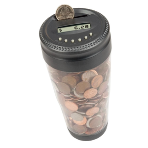 DIRTY DOG Digital Auto Coin Jar Piggy Bank
