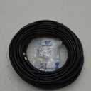 Coaxial Cable 75FT, RG6 Coax Cable Cord for TV with Weatherproof Rubber Boot - Ideal Outdoor TV Cable Wire and Antenna Wire Extension Cable, Tri-Shield UV - Fire Resistant Wall Rated (Waterproof)