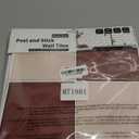 Alwayspon 10 Sheets 12" x12'' Retro Red and Pink Chessboard Peel and Stick Backsplash Wall Tile, Waterproof 3D Wall Panels Stick on Tiles for Kitchen Backsplash Bathroom