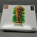 LEGO Editions FIFA World Cup Official Trophy Building Set - Kit for Display in Bedroom, Home Office, Book Shelf - Soccer Fans Collectible - with World Cup 2026 Minifigure - Gift for Fans - 43020