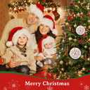 2 x Christmas Tree Ornaments, Funny Christmas Ornaments 2025, Ceramic Christmas Tree Ornaments for Family Friends, Cute Holiday Hanging Decor, Sentimental Xmas Gift Keepsake