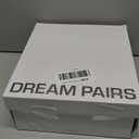 DREAM PAIRS Women's Stomp High Heel Ankle Boots (8, Black/Pu)