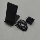 Wireless Charging Station,3 in 1 Charging Stand Made for Apple Watch Ultra 10 9 8 7 6 SE 5 4 3,Fast Wireless Charger Made for iPhone 16/15/14/13/12/11/X,for AirPods Pro(with Adapter) (Black)