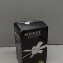 Socket Fan Light with Remote, 20" Screw in Ceiling Fan in Light Socket with Extender & 6 Blades for Bedroom, Kitchen, White