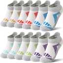 Kids Merino Wool Ankle Hiking Athletic Running Socks Girls Boys Teens Thermal Winter Cozy Warm Thick No Show Socks 6 Pairs