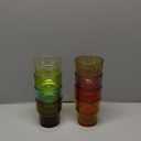 14 oz Plastic Stackable Drinking Tumblers, BPA-Free, Dishwasher Safe, Durable Shatterproof Reusable Kid Cups, Everyday Water/Juice Glasses for Indoor/Outdoor, Set of 8